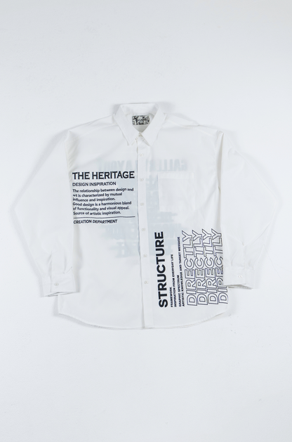 Create message shirt -WHITE-