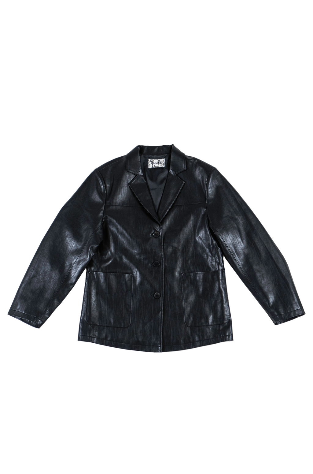 Soft faux leather jacket
