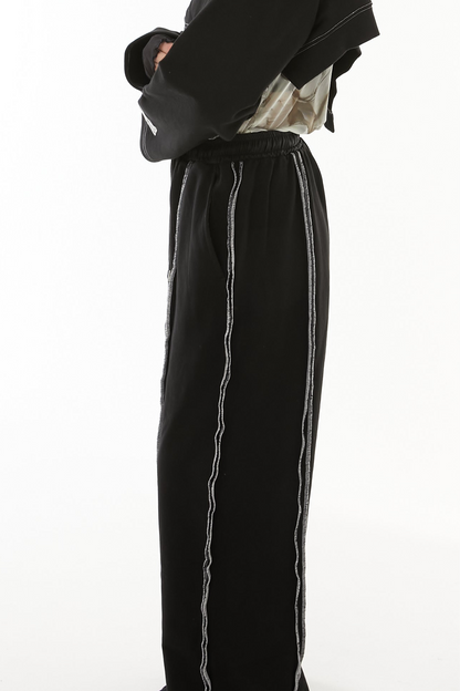 Heavyweight color stitch pants
