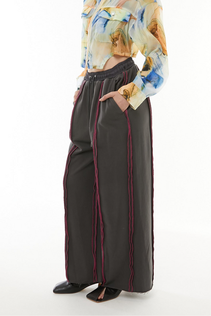 Heavyweight color stitch pants