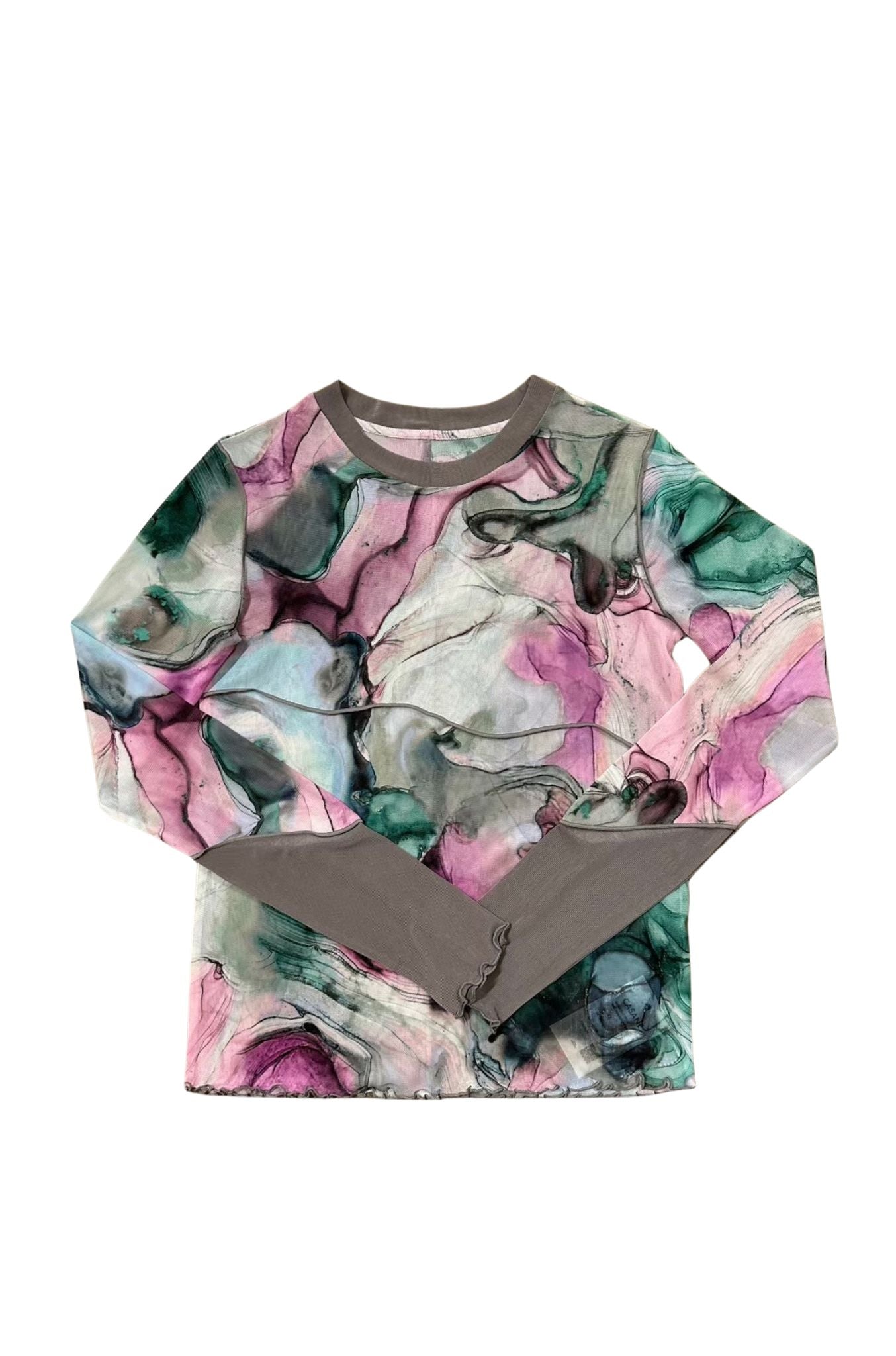 B'2nd別注 Marble Paint Mellow Crew Tops