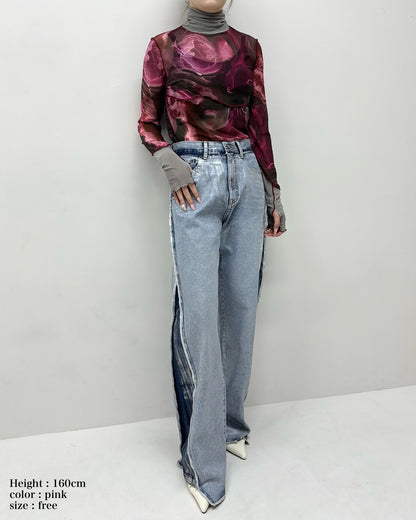 Marble paint mellow tops