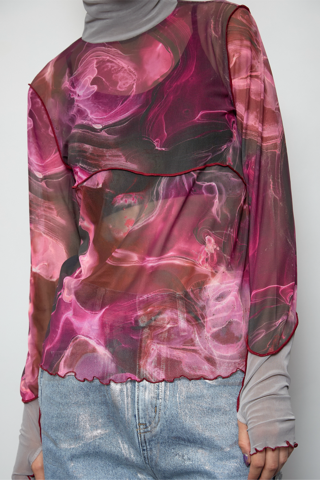 Marble paint mellow tops
