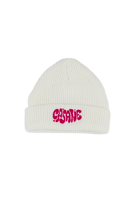 Bubble logo embro beanie