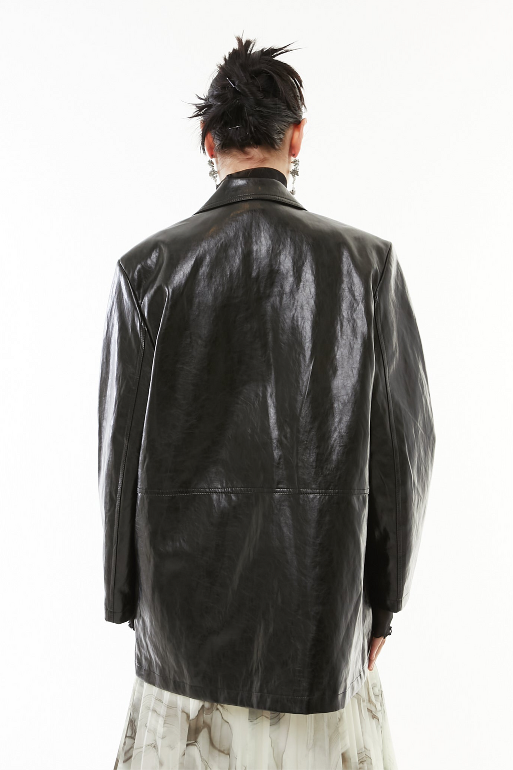 Luster Faux Leather Jacket