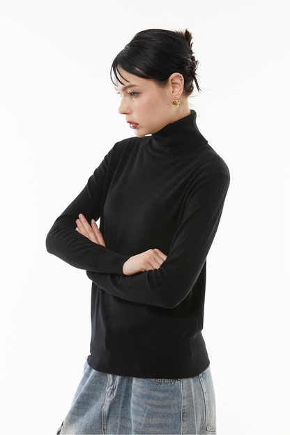 【10月】Cashmere wool turtle knit