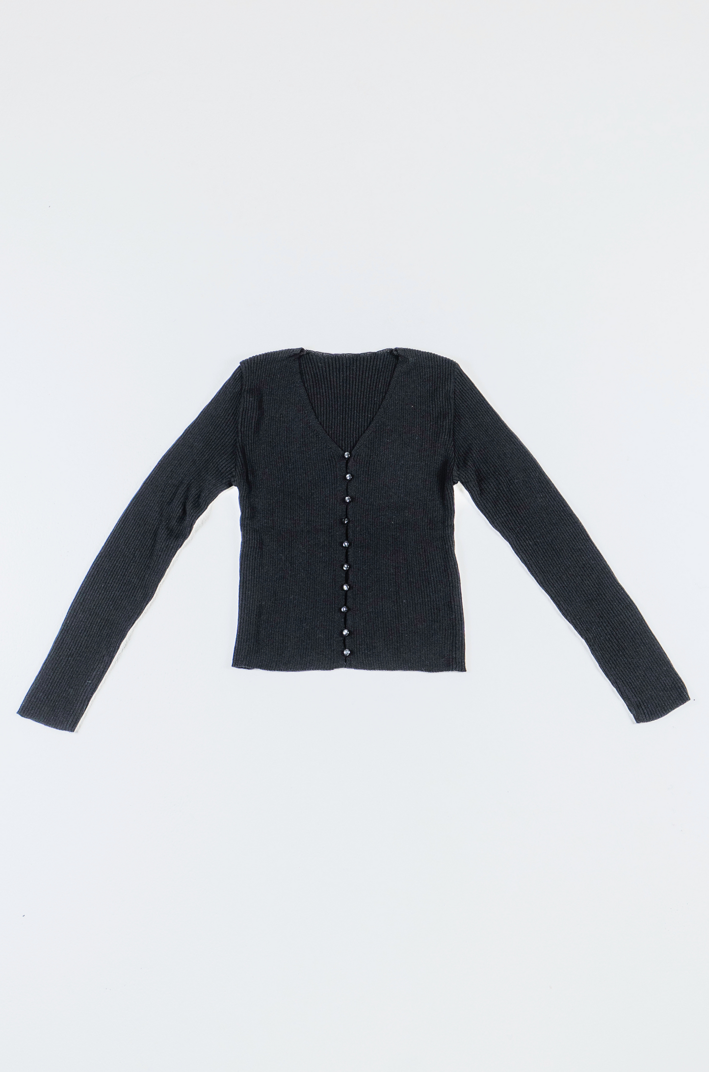 Sharp line knit cardigan