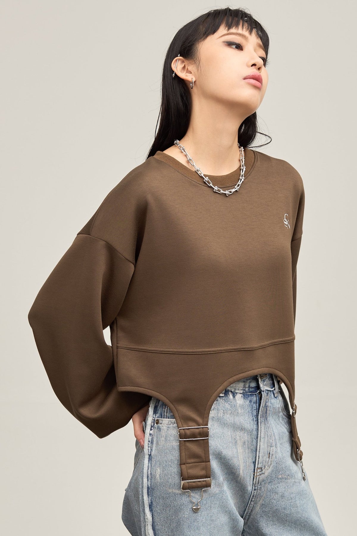 B'2nd別注 Irregular hem pullover