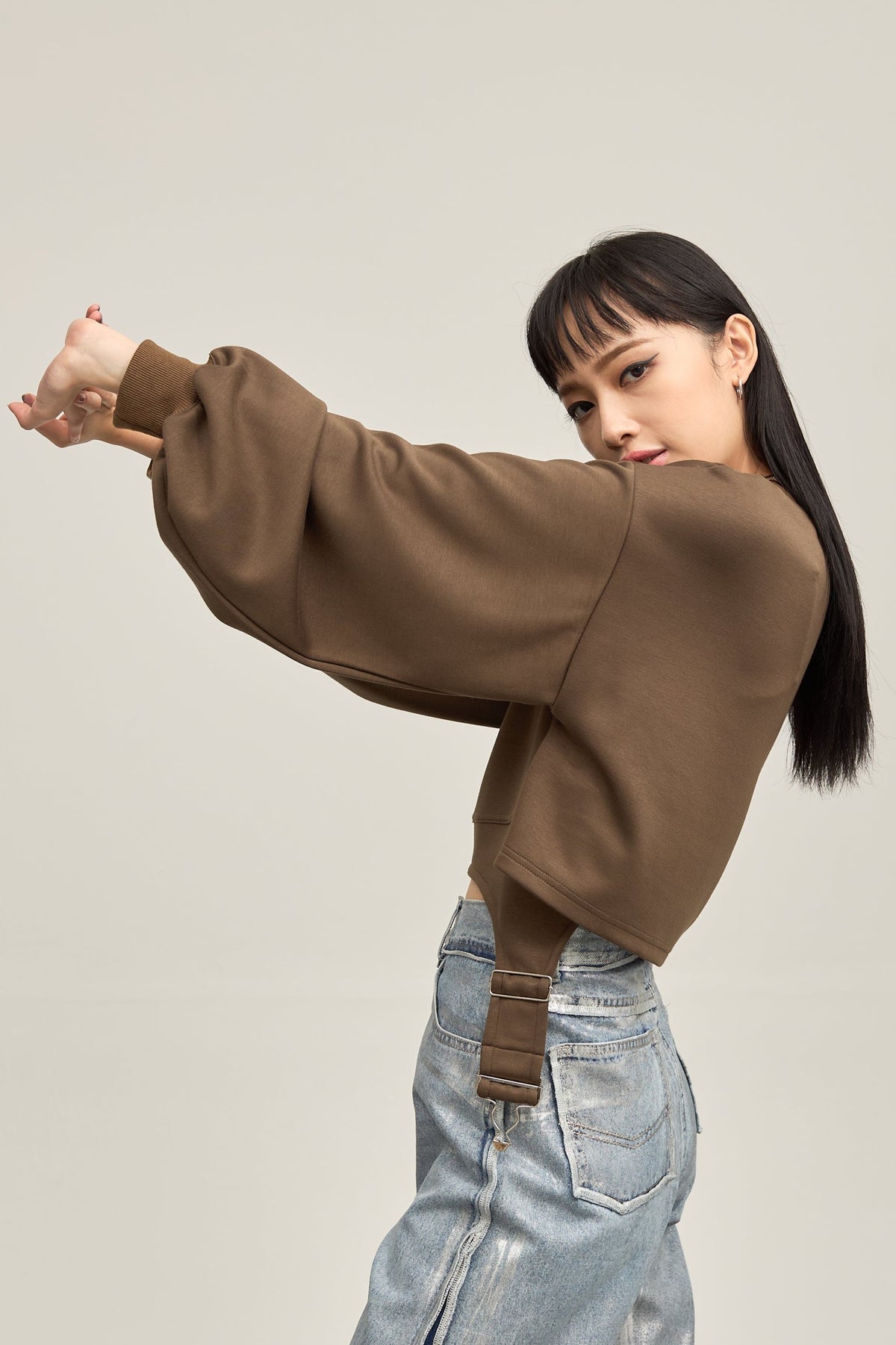 B'2nd別注 Irregular hem pullover