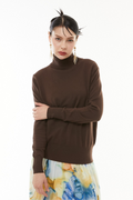 Cashmere wool turtle knit