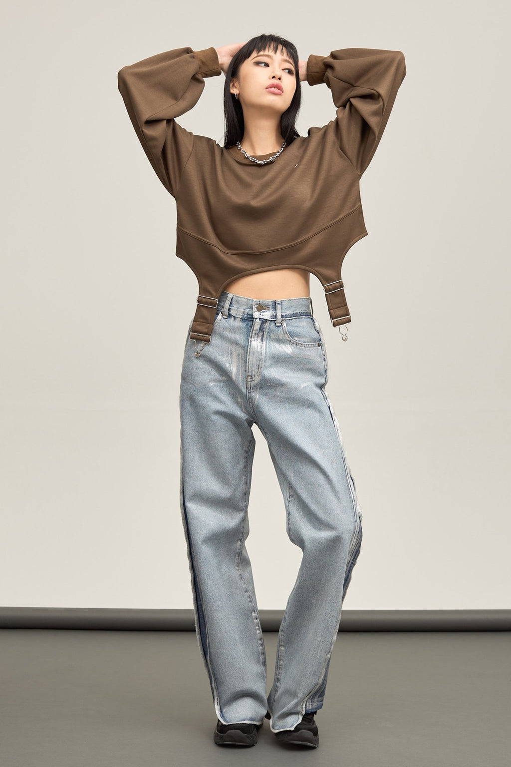 B'2nd別注 Irregular hem pullover