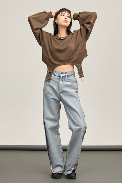 B'2nd別注 Irregular hem pullover