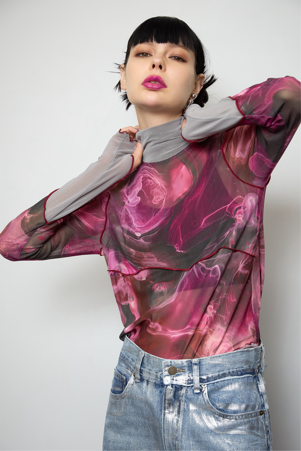 Marble paint mellow tops