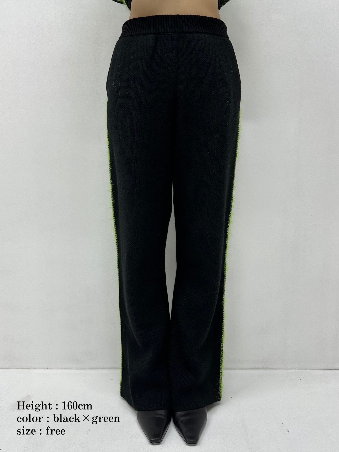 Sideline logo jacquard pants