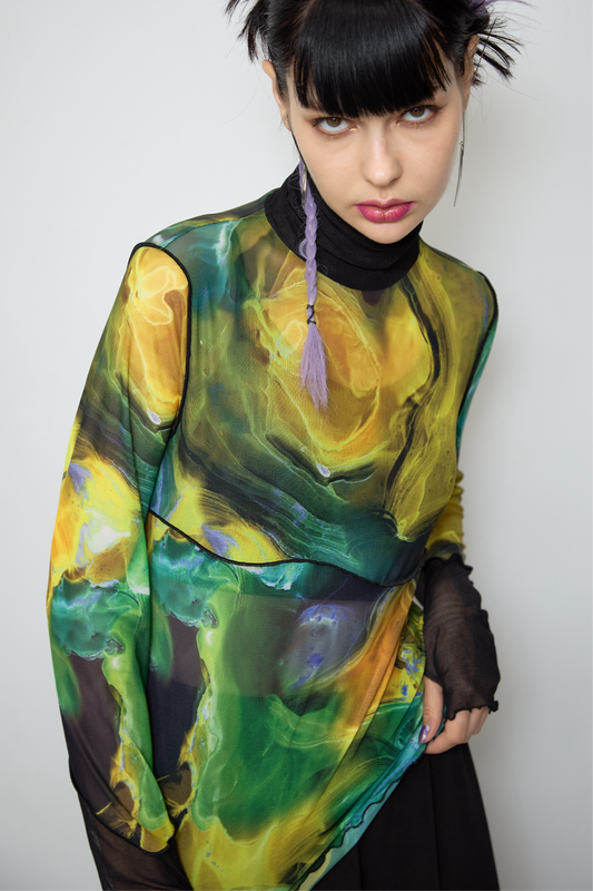 Marble paint mellow tops