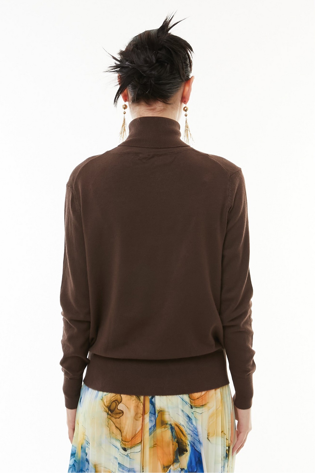 Cashmere wool turtle knit