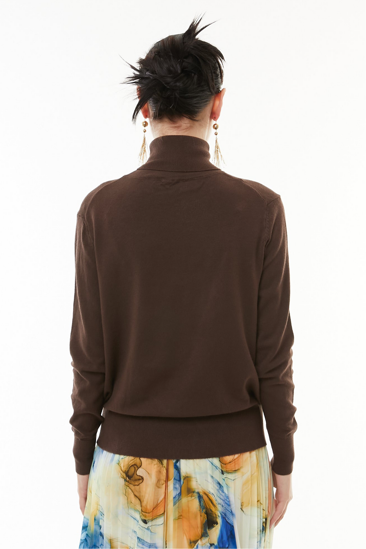 Cashmere wool turtle knit