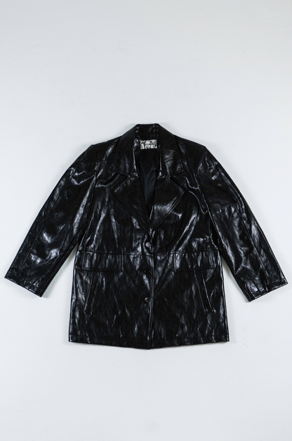 【10月】Luster Faux Leather Jacket