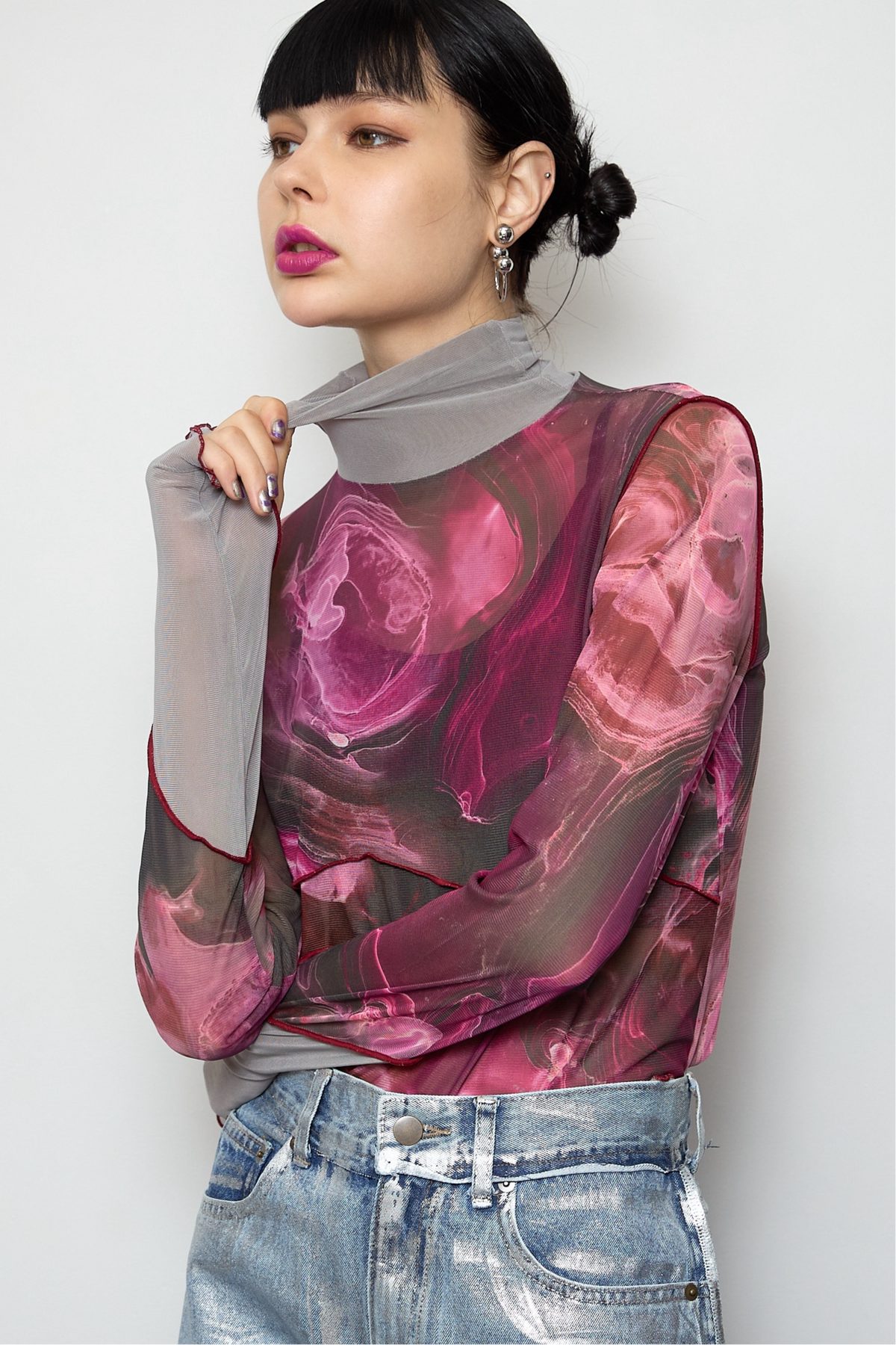 Marble paint mellow tops