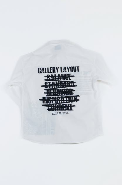 Create message shirt -WHITE-