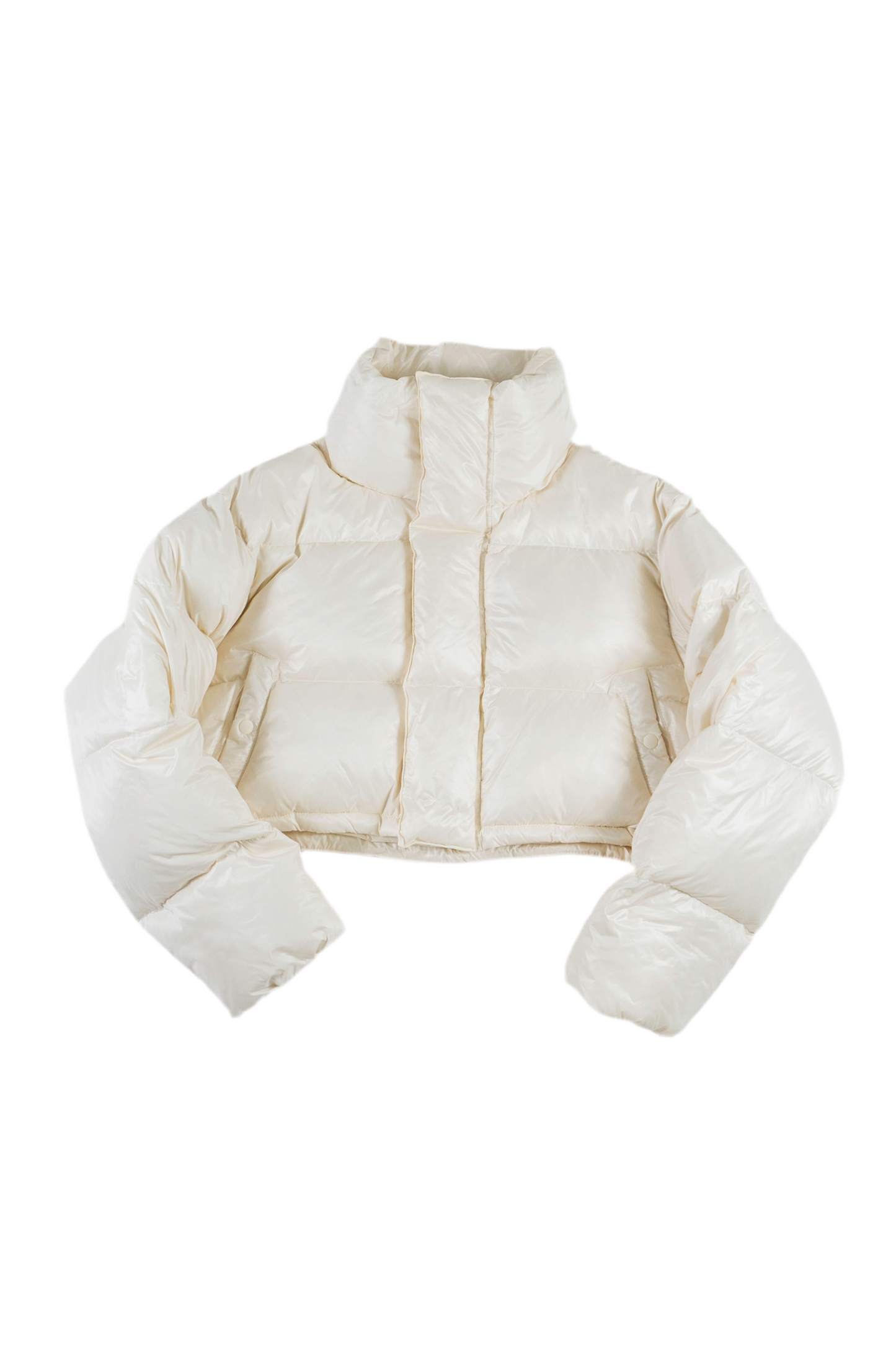 Cropped Light Down Jacket