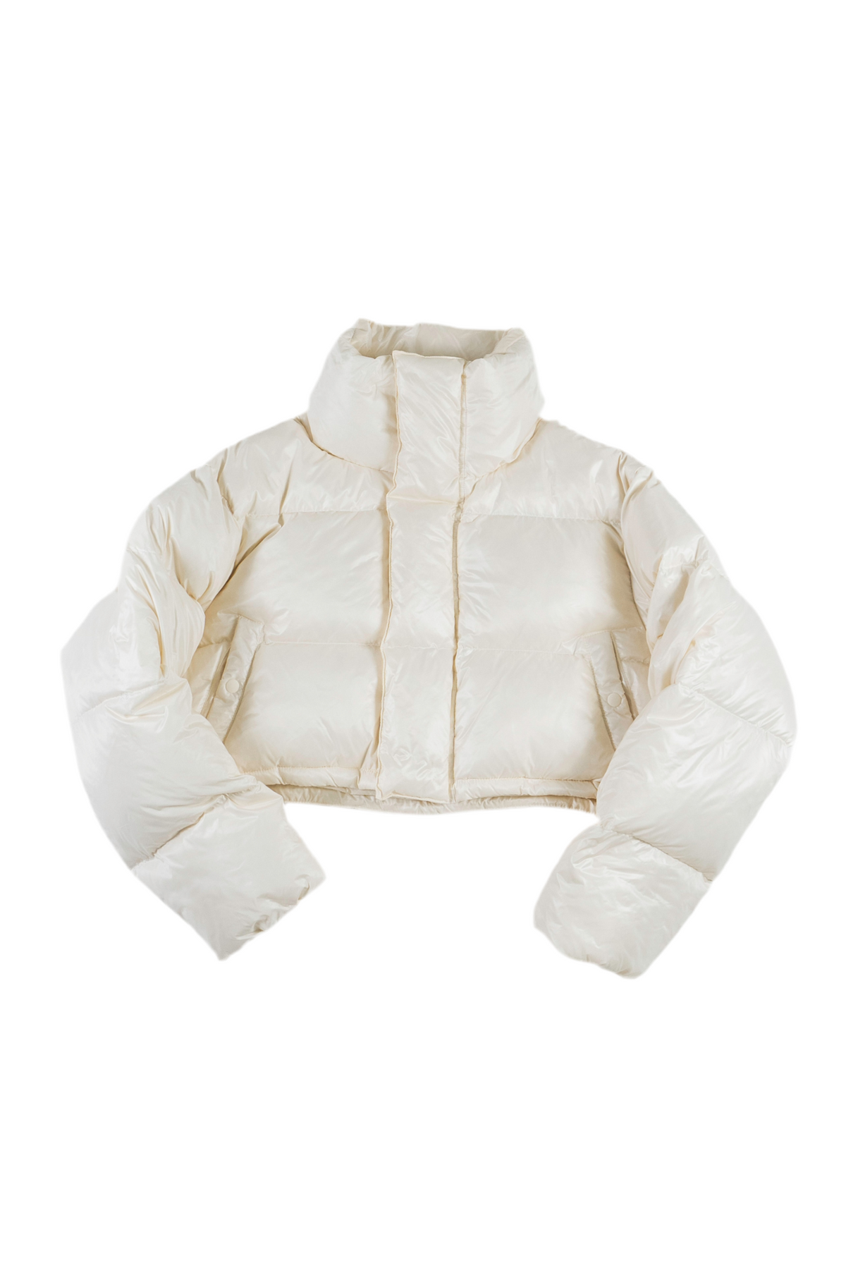 Cropped Light Down Jacket