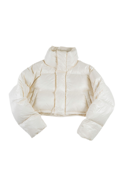 Cropped Light Down Jacket