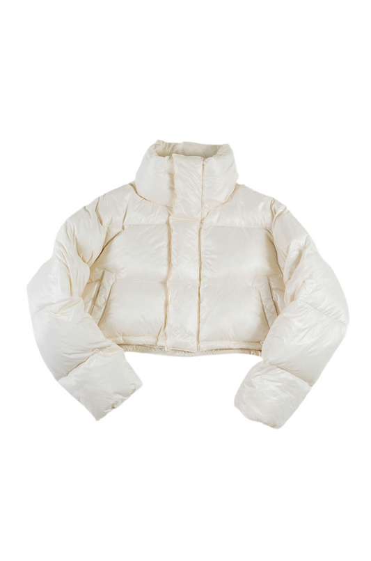 Cropped Light Down Jacket