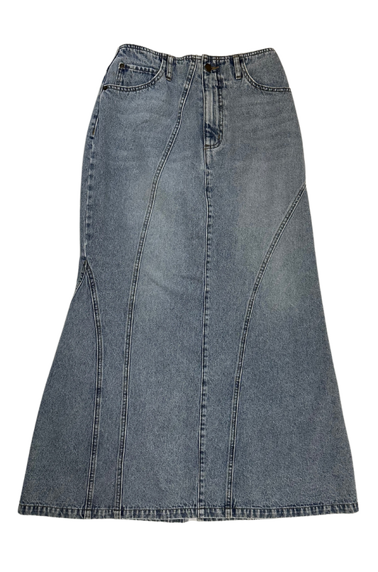 【OUTLET】Denim flare skirt