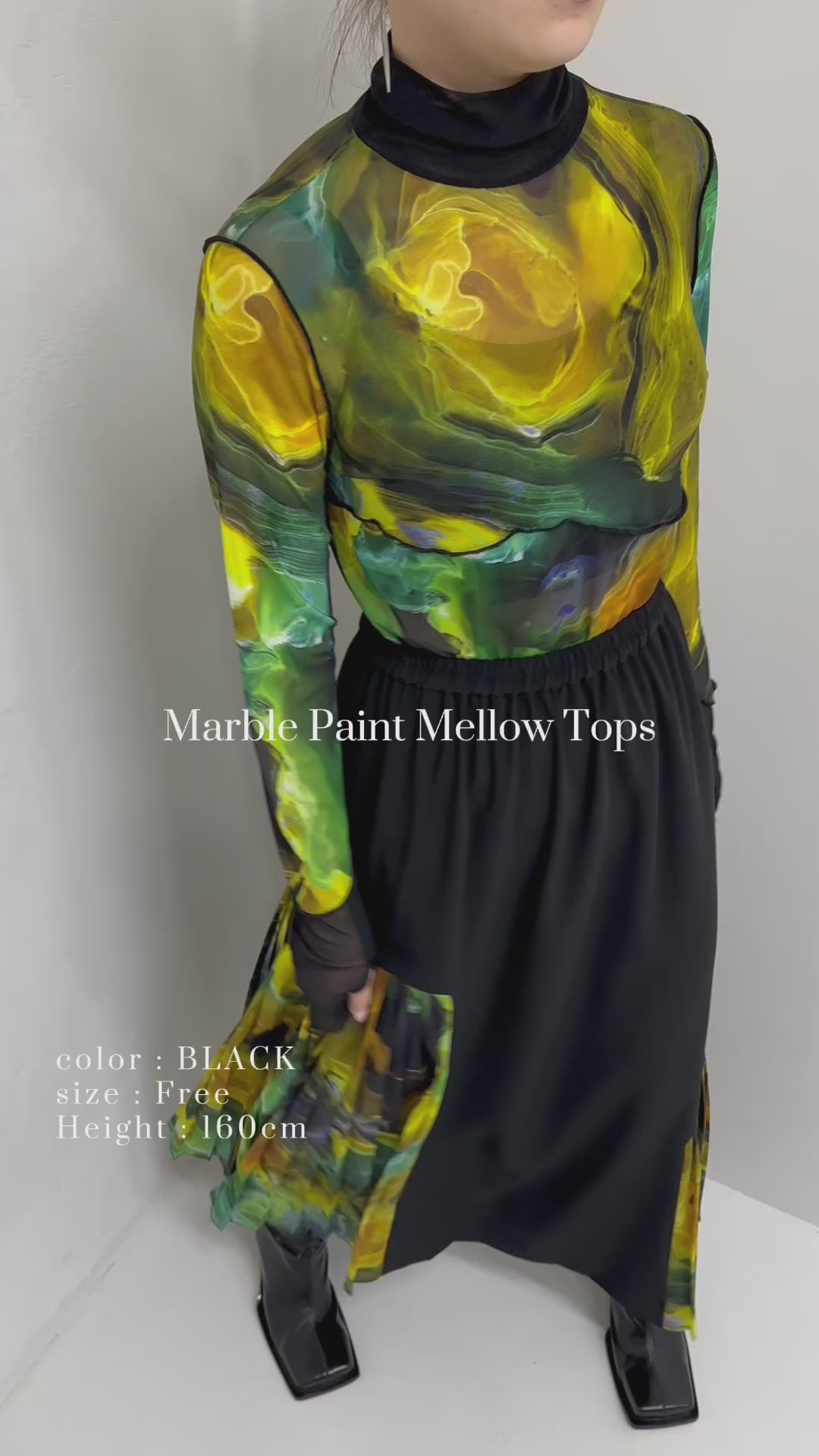 Marble paint mellow tops